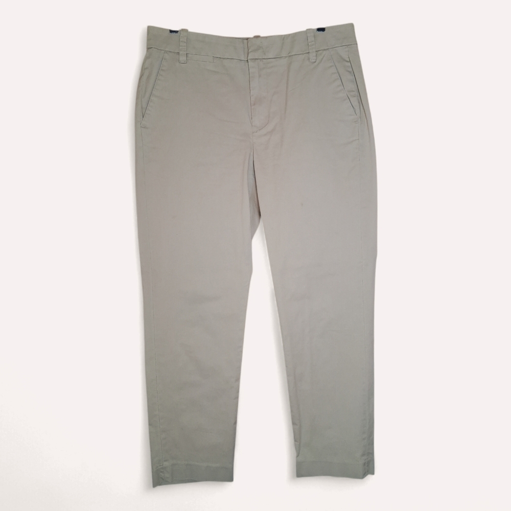 Vince Classic Women's Khaki Coin Pocket Chinos Size 8